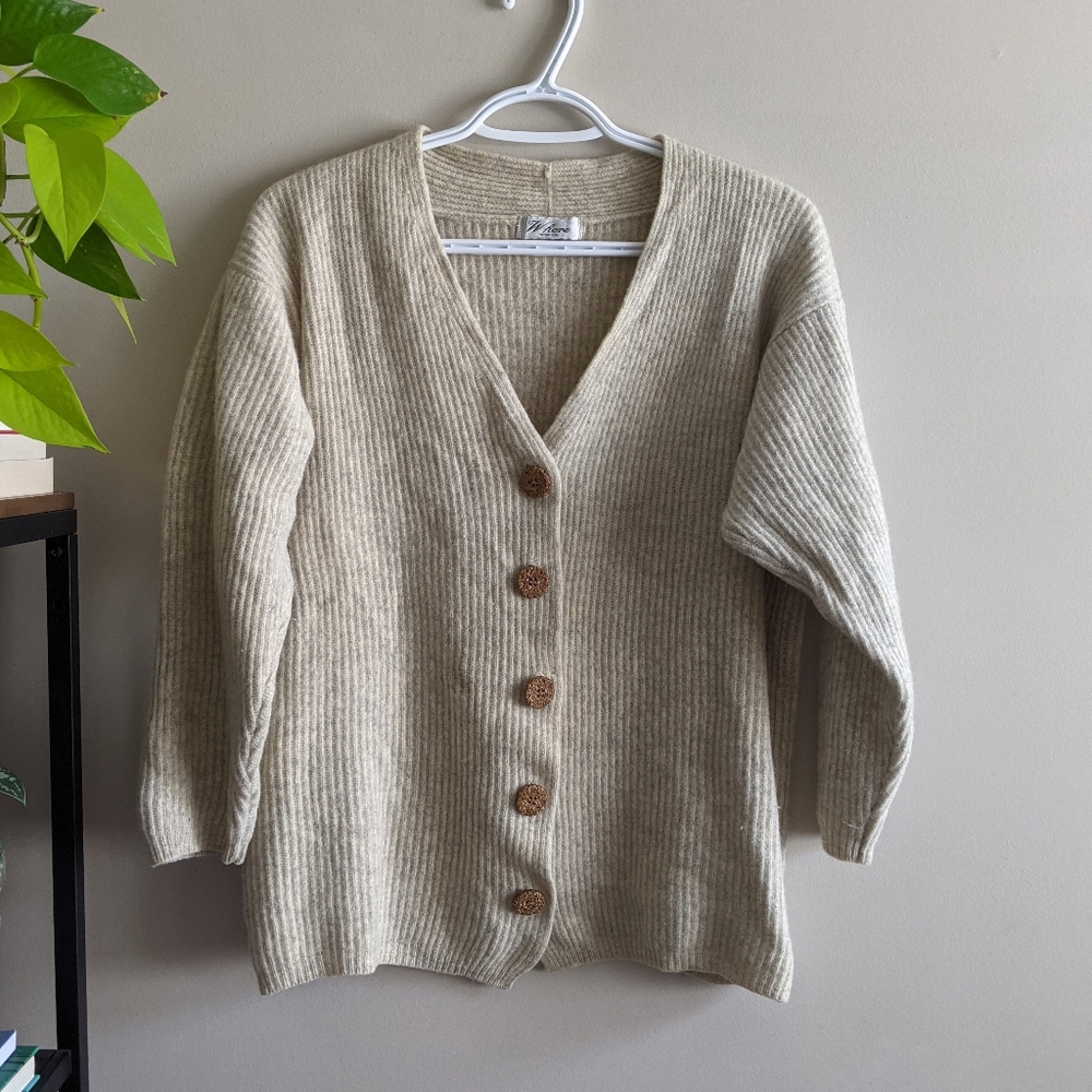 Cream cardigan size S